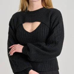 Leslie bolero knit