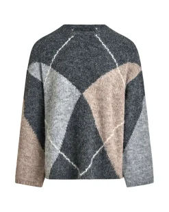 Liana fluffy knit blouse