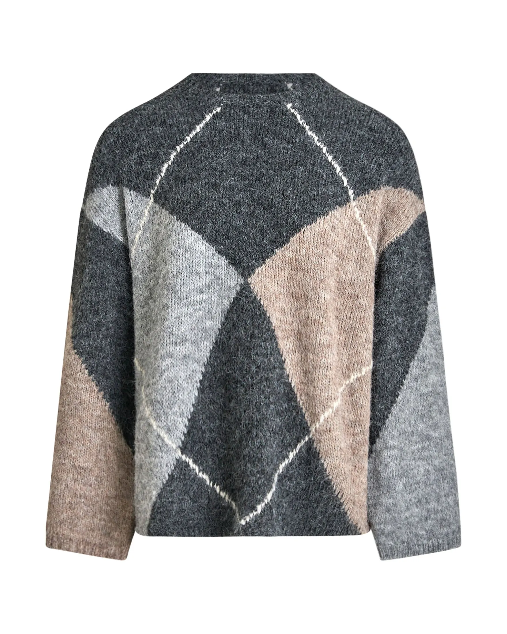 Liana fluffy knit blouse