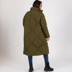 Longline fash puffer