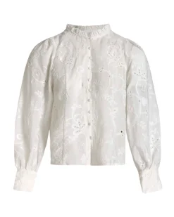 Lunina embroidery blouse