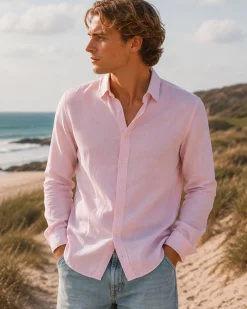 Mario linen shirt ls