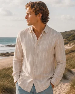 Mario linen shirt ls