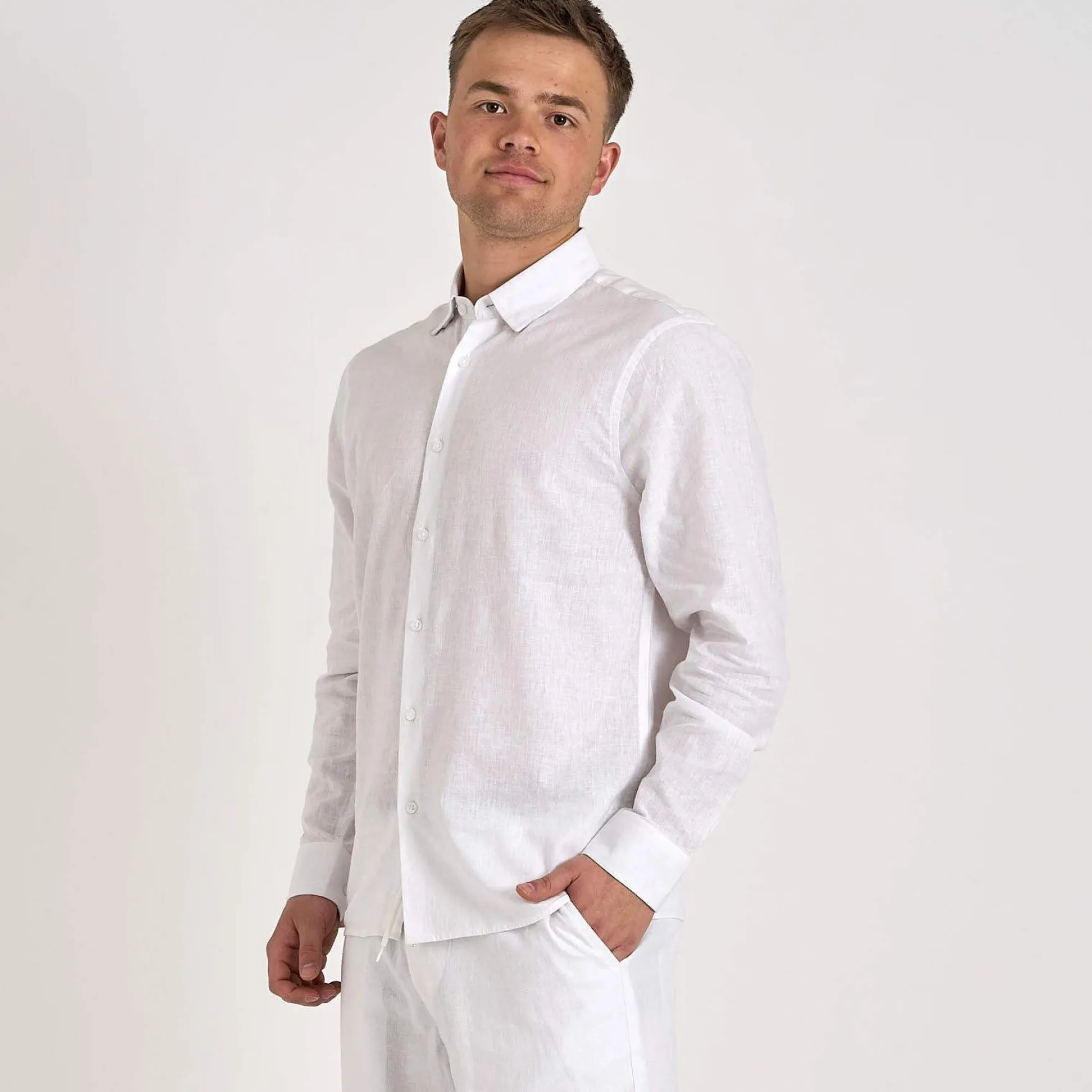 Mario linen Shirt LS