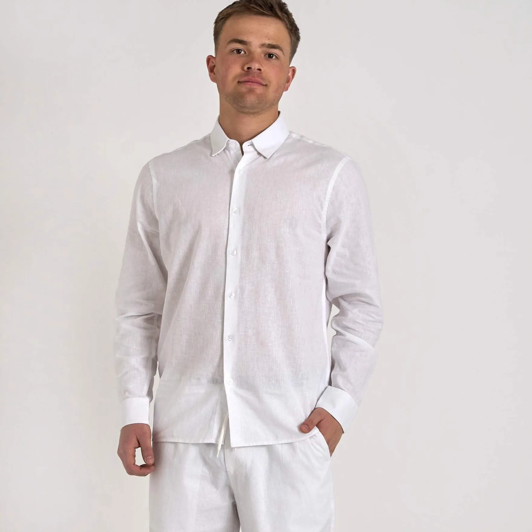 Mario linen Shirt LS