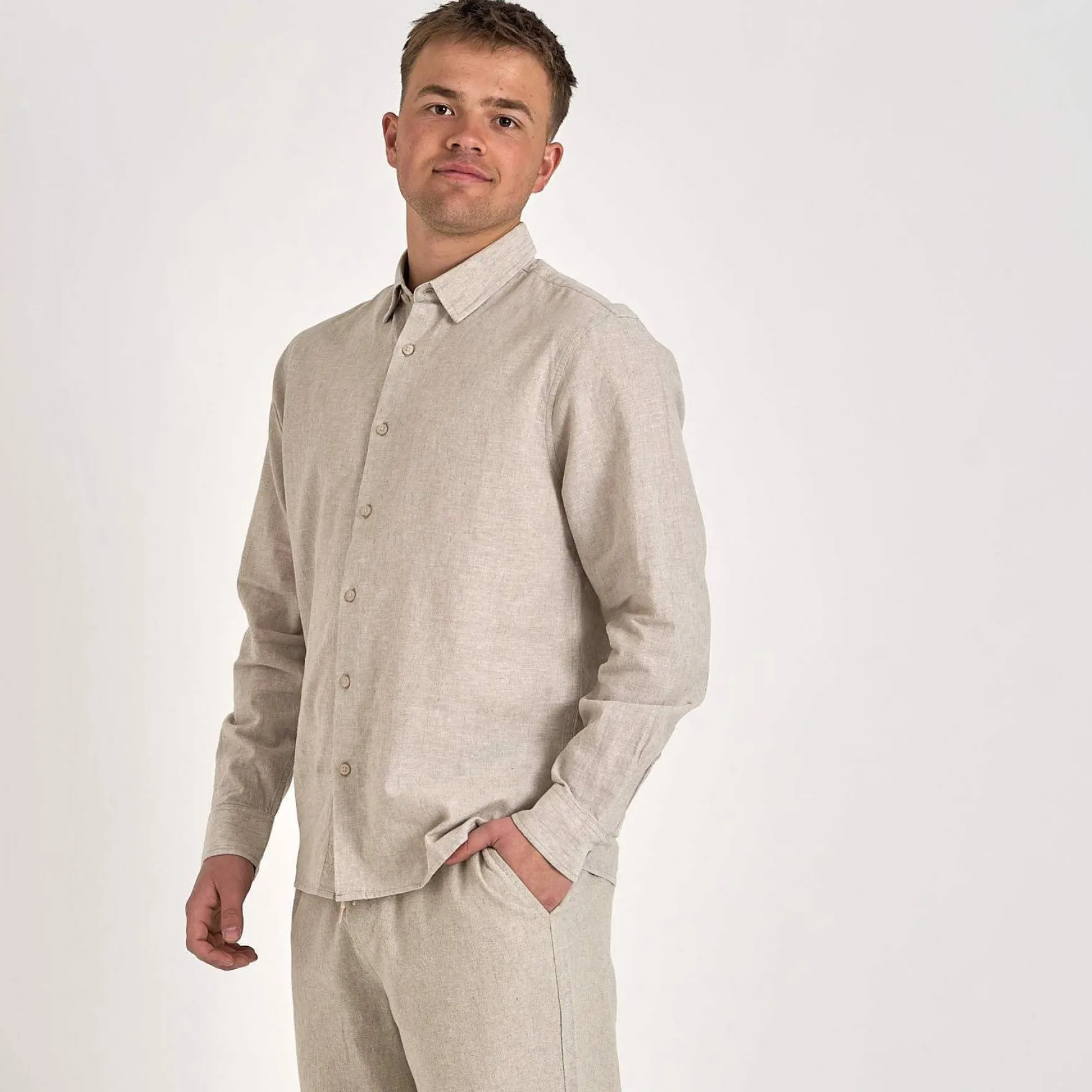 Mario linen Shirt LS