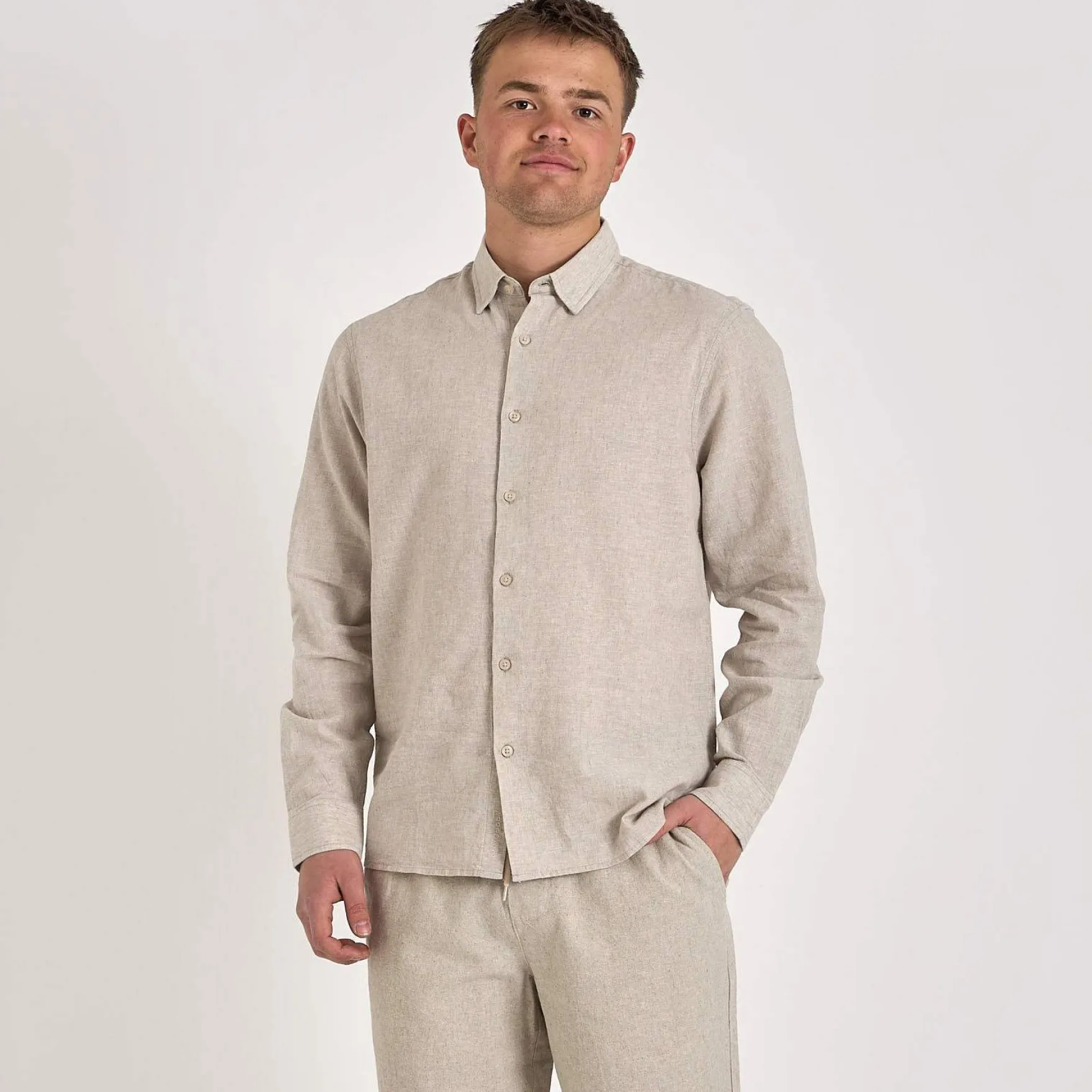 Mario linen Shirt LS