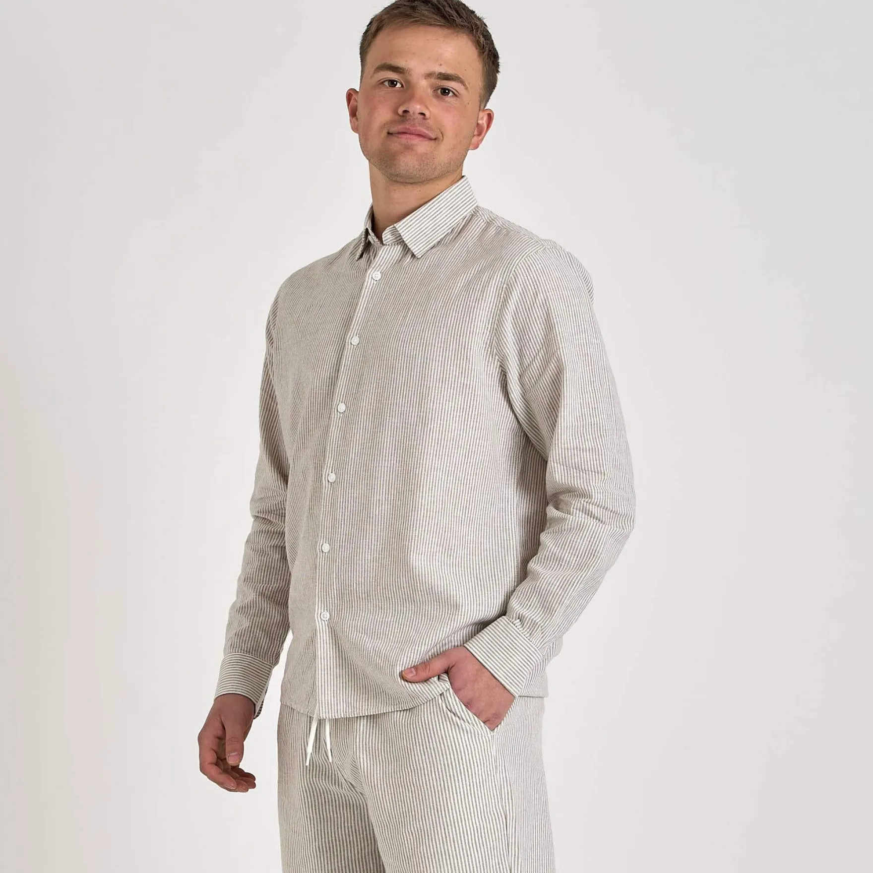 Mario linen Shirt LS