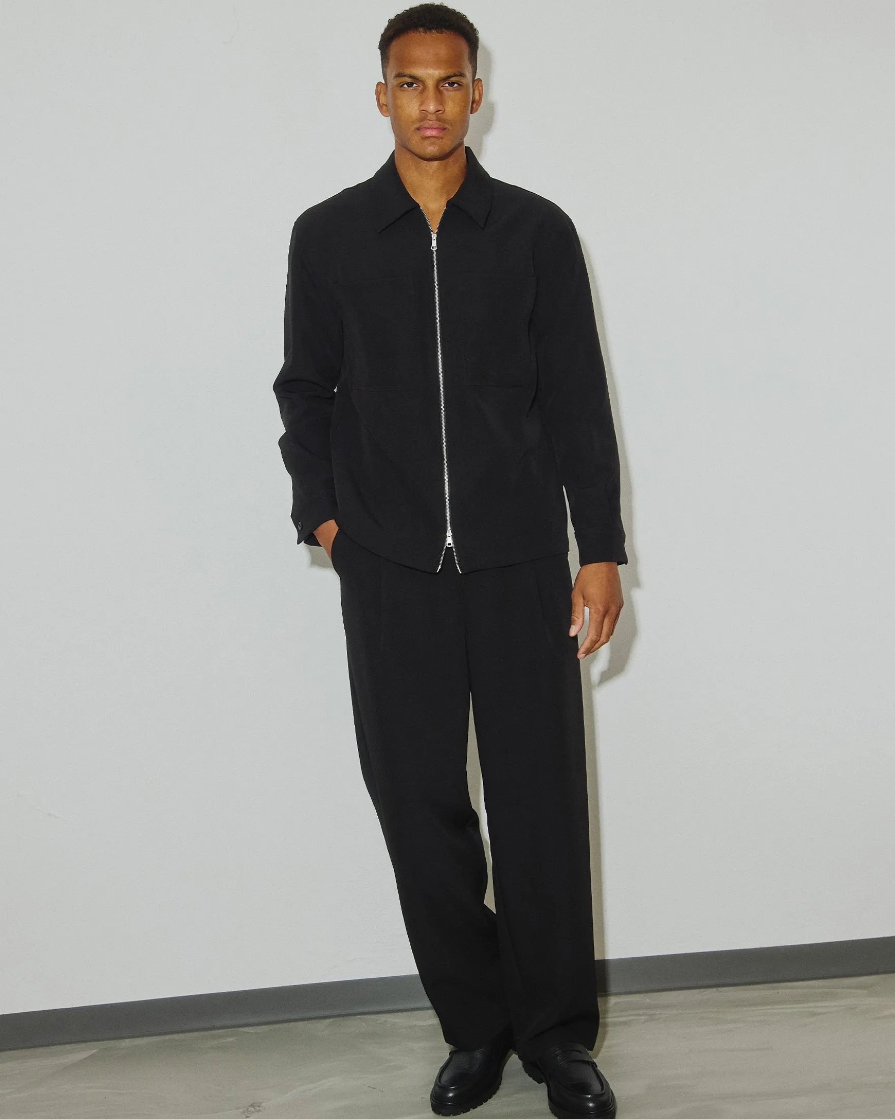 Matt Zip Overshirt
