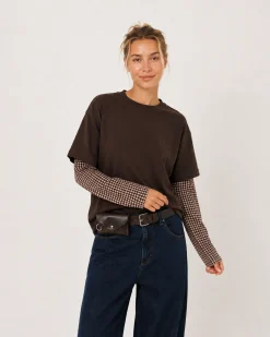 Mie oversize check ls