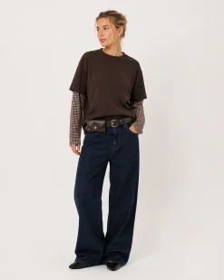 Mie oversize check ls