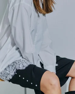 Milla studs bermuda shorts