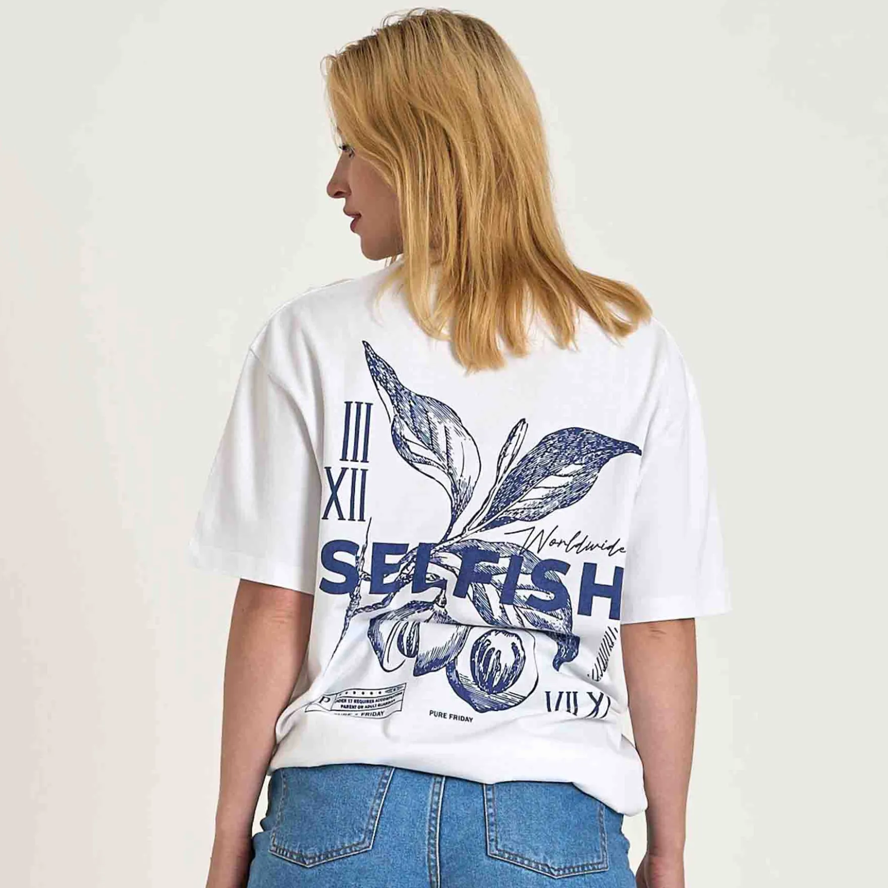 Mille boxy printed tee