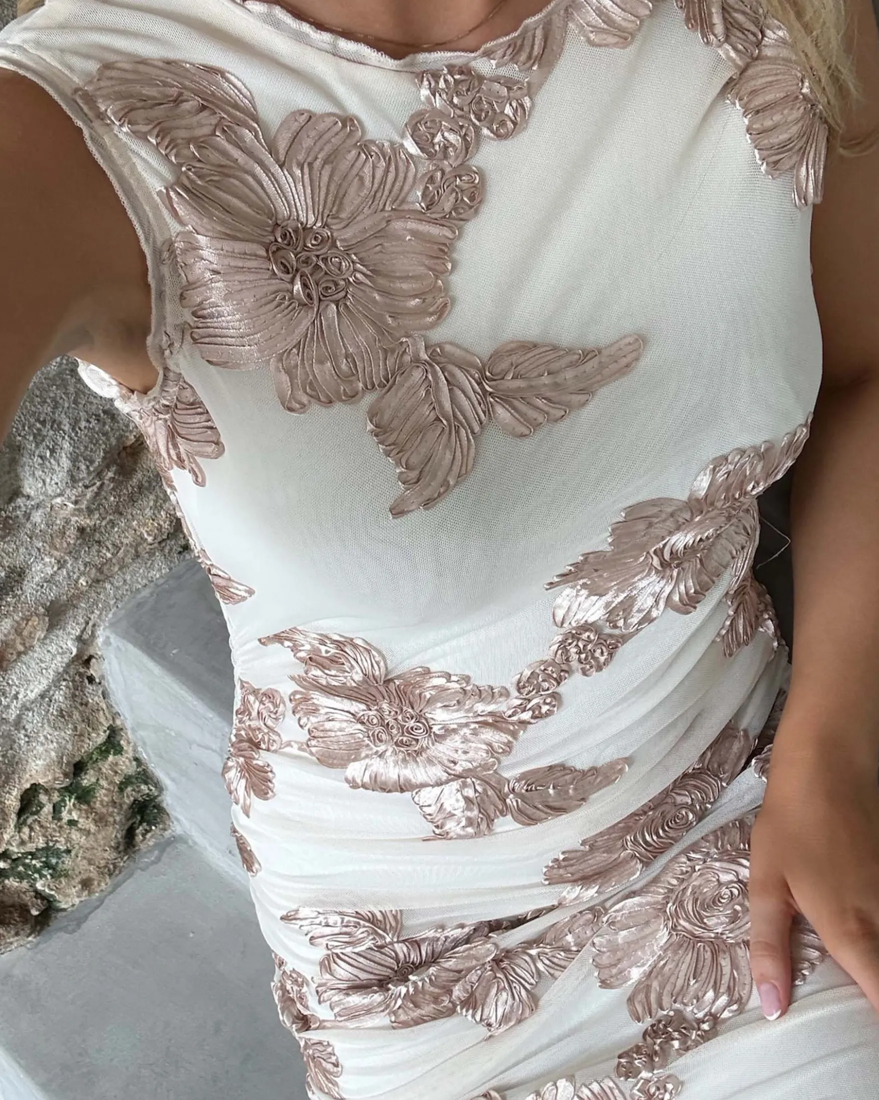 Miraic mesh dress
