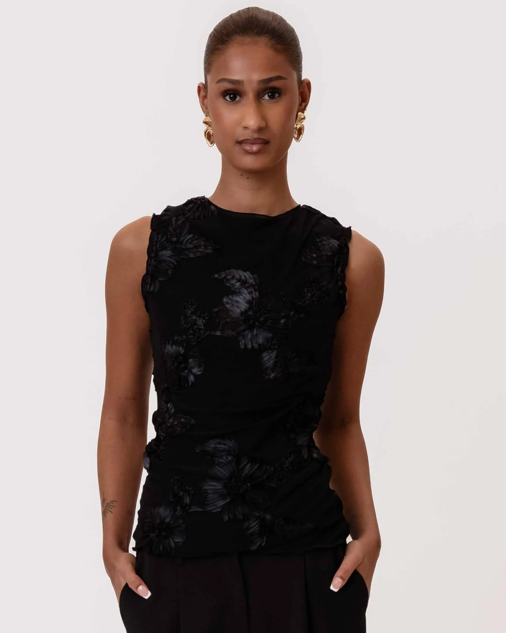 Miraic mesh top