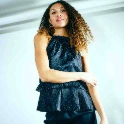 Nina glitter top