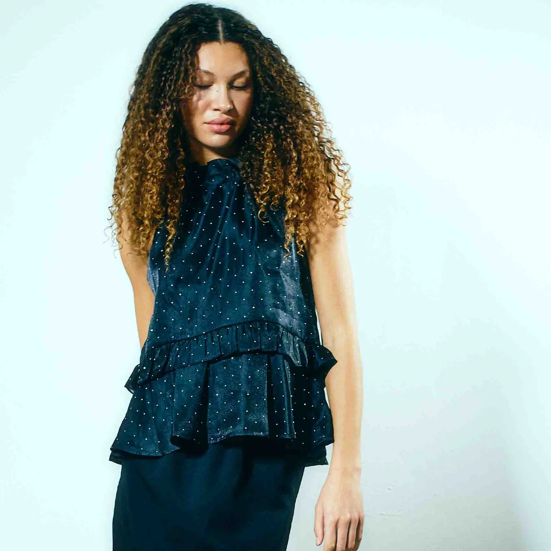 Nina glitter top