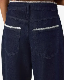 NMADRIANA LOOSE LACE JEANS