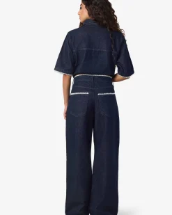 NMADRIANA LOOSE LACE JEANS