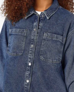 NMALVA DENIM SHACKET