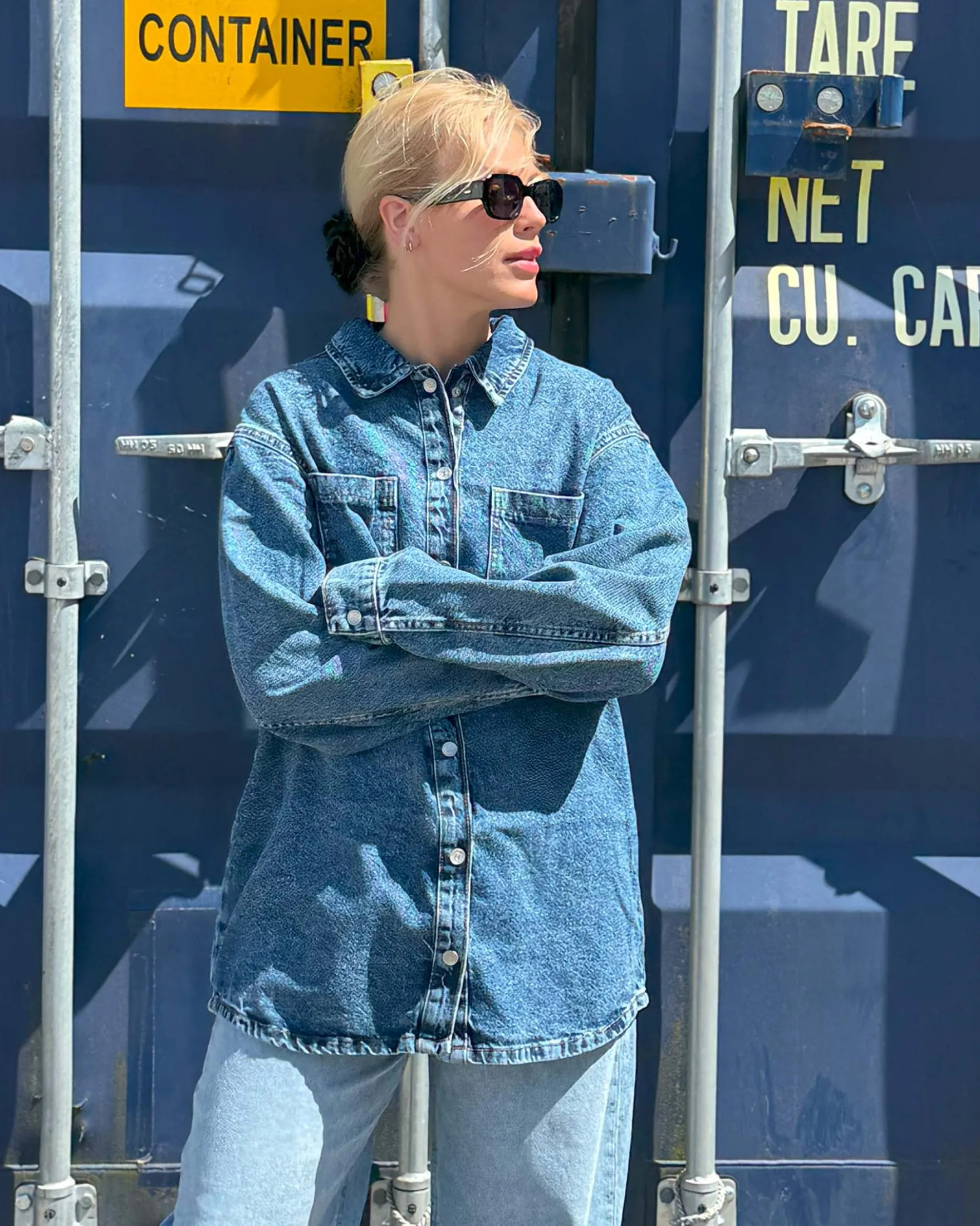 NMALVA DENIM SHACKET