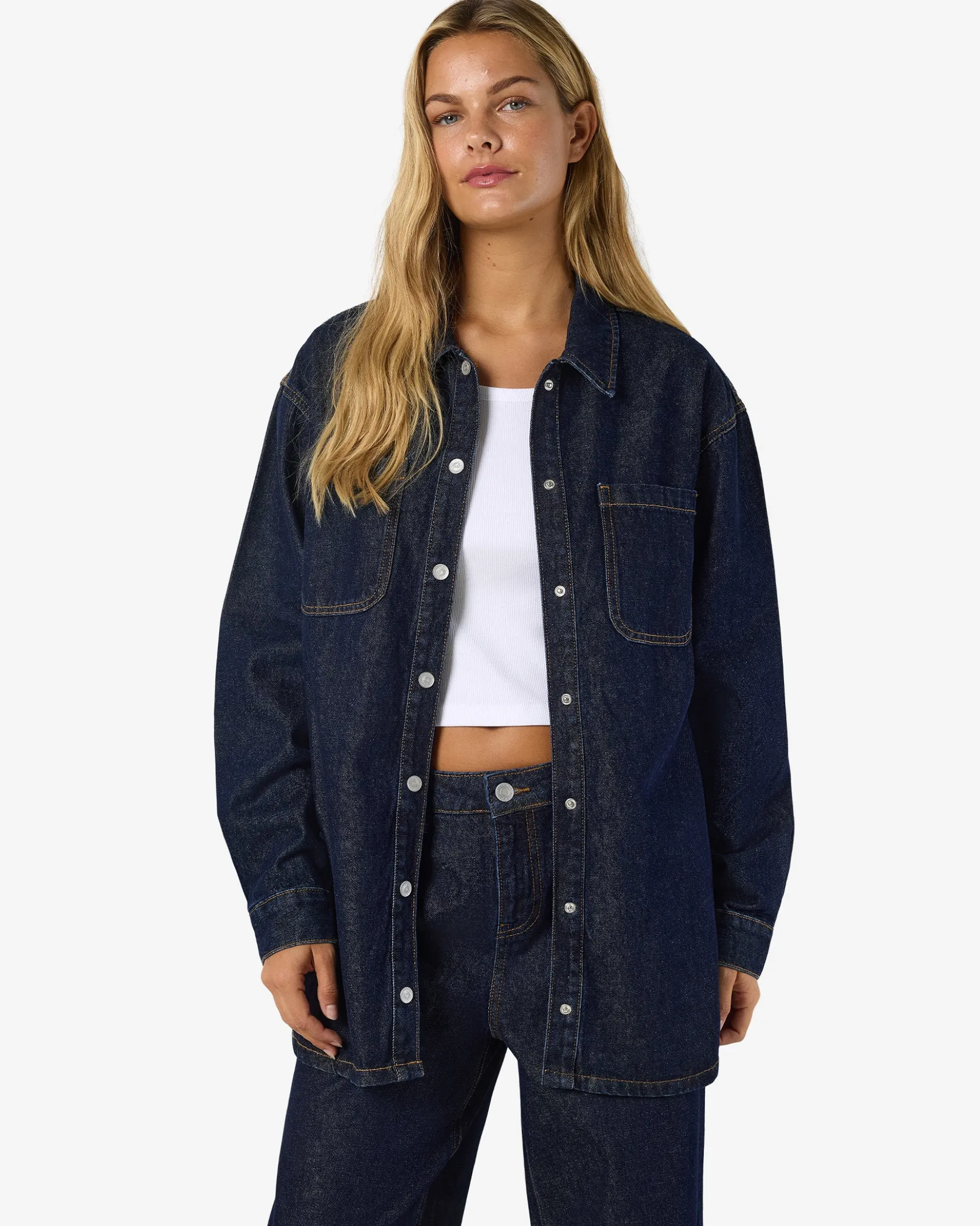NMALVA L/S DENIM SHACKET