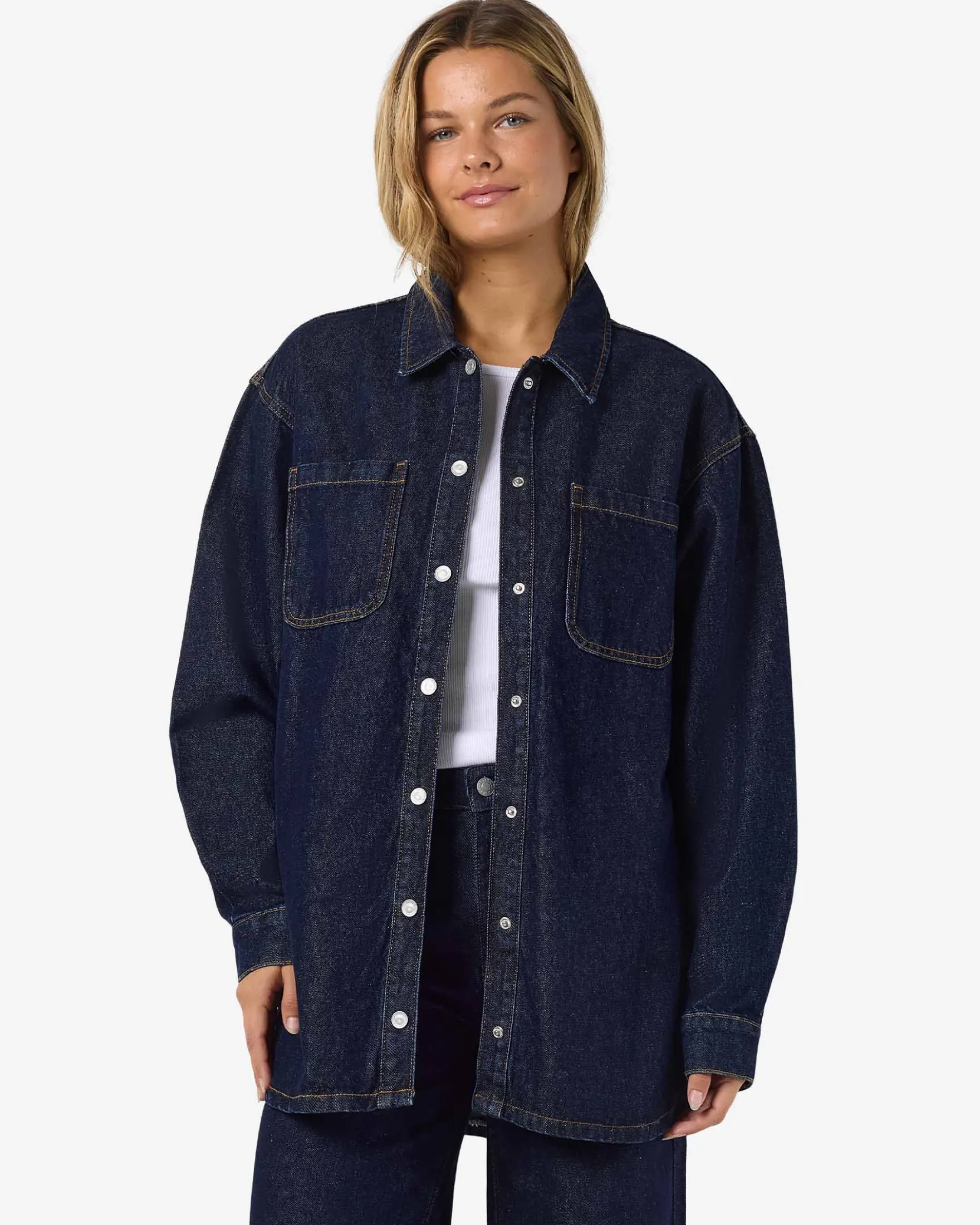 NMALVA L/S DENIM SHACKET
