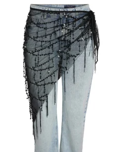 NMDAZZLE SEQUIN WRAP SKIRT