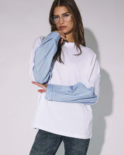 NMFREJA BELLE L/S MIX SHIRT