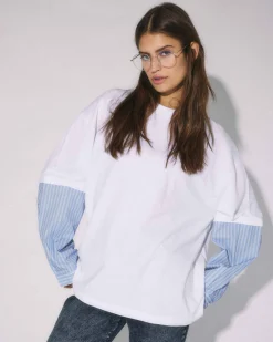 NMFREJA BELLE L/S MIX SHIRT