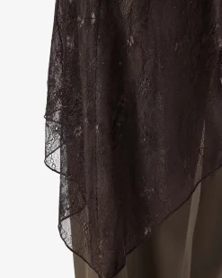 NMIDA ELASTICATED LACE SKIRT