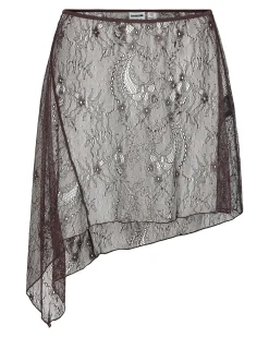 NMIDA ELASTICATED LACE SKIRT