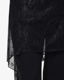 NMIDA ELASTICATED LACE SKIRT