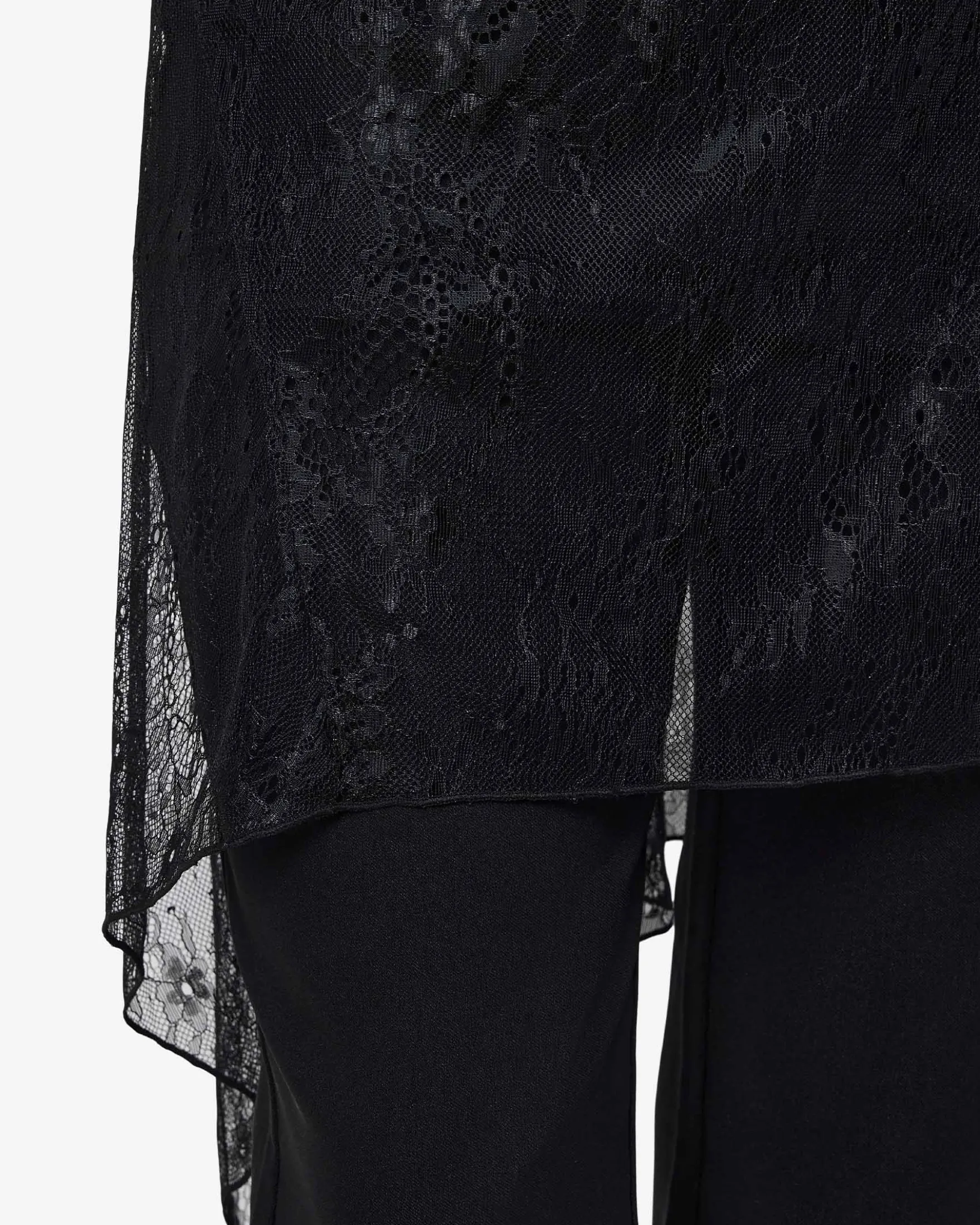 NMIDA ELASTICATED LACE SKIRT