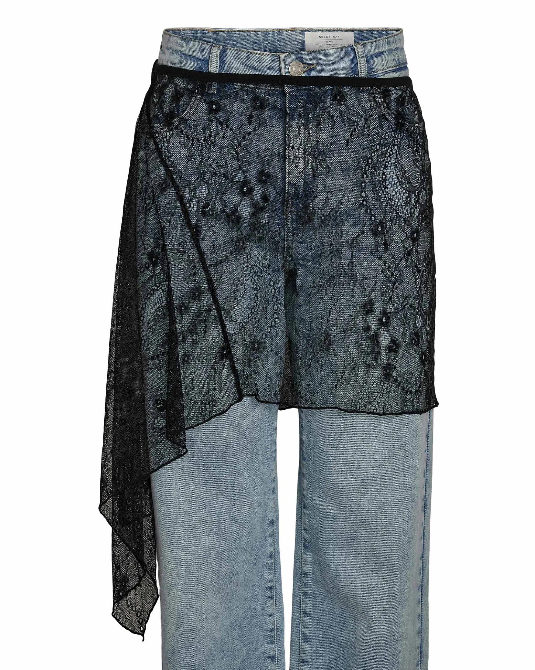 NMIDA ELASTICATED LACE SKIRT