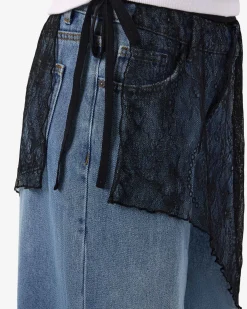 NMIDA LACE WRAP SKIRT