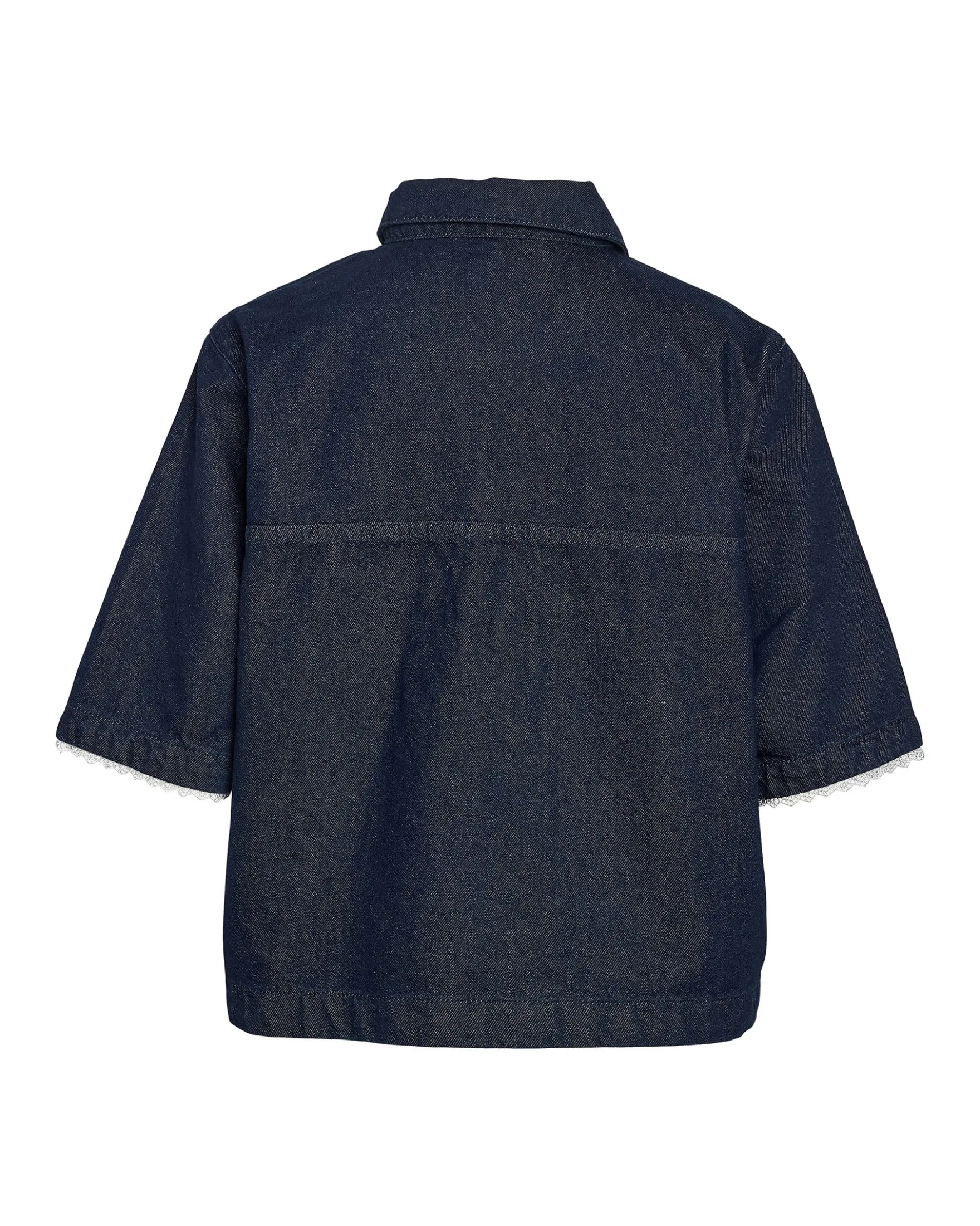 NMINDIE DENIM LACE SHIRT