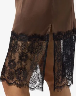 NMINFERNO SATIN LACE SKIRT
