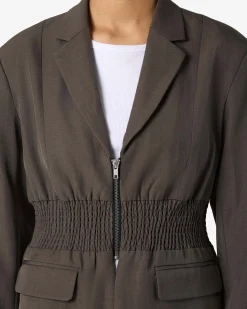 NMIRIS L/S SMOCK FITTED BLAZER