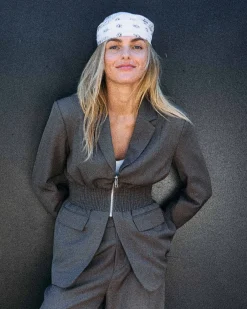 NMIRIS L/S SMOCK FITTED BLAZER