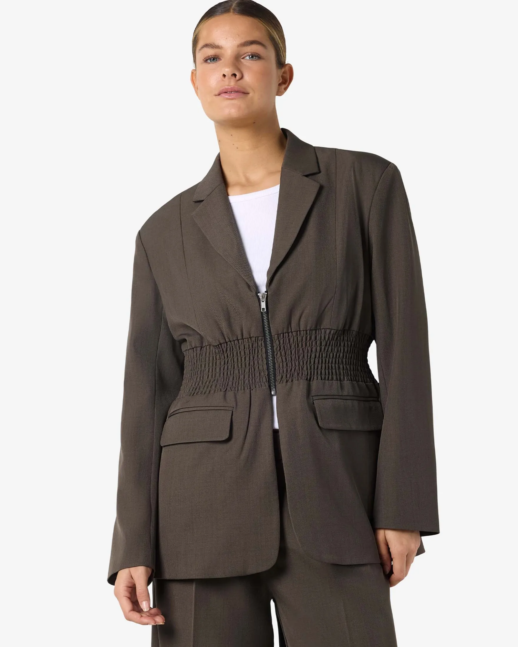 NMIRIS L/S SMOCK FITTED BLAZER
