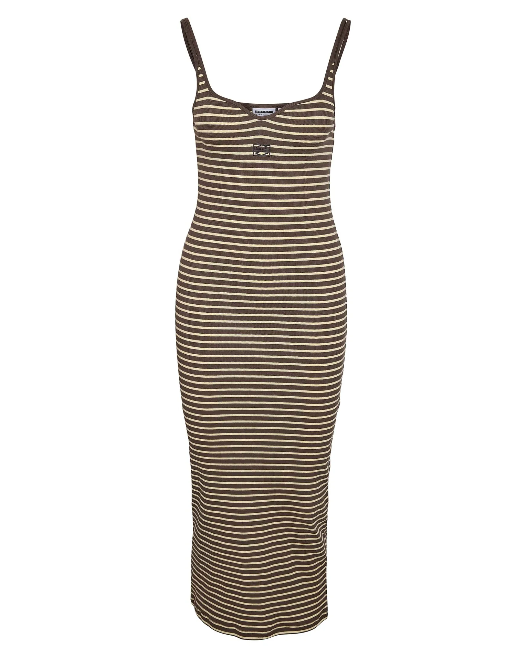 NMJUDY STRIPED MIDI DRESS