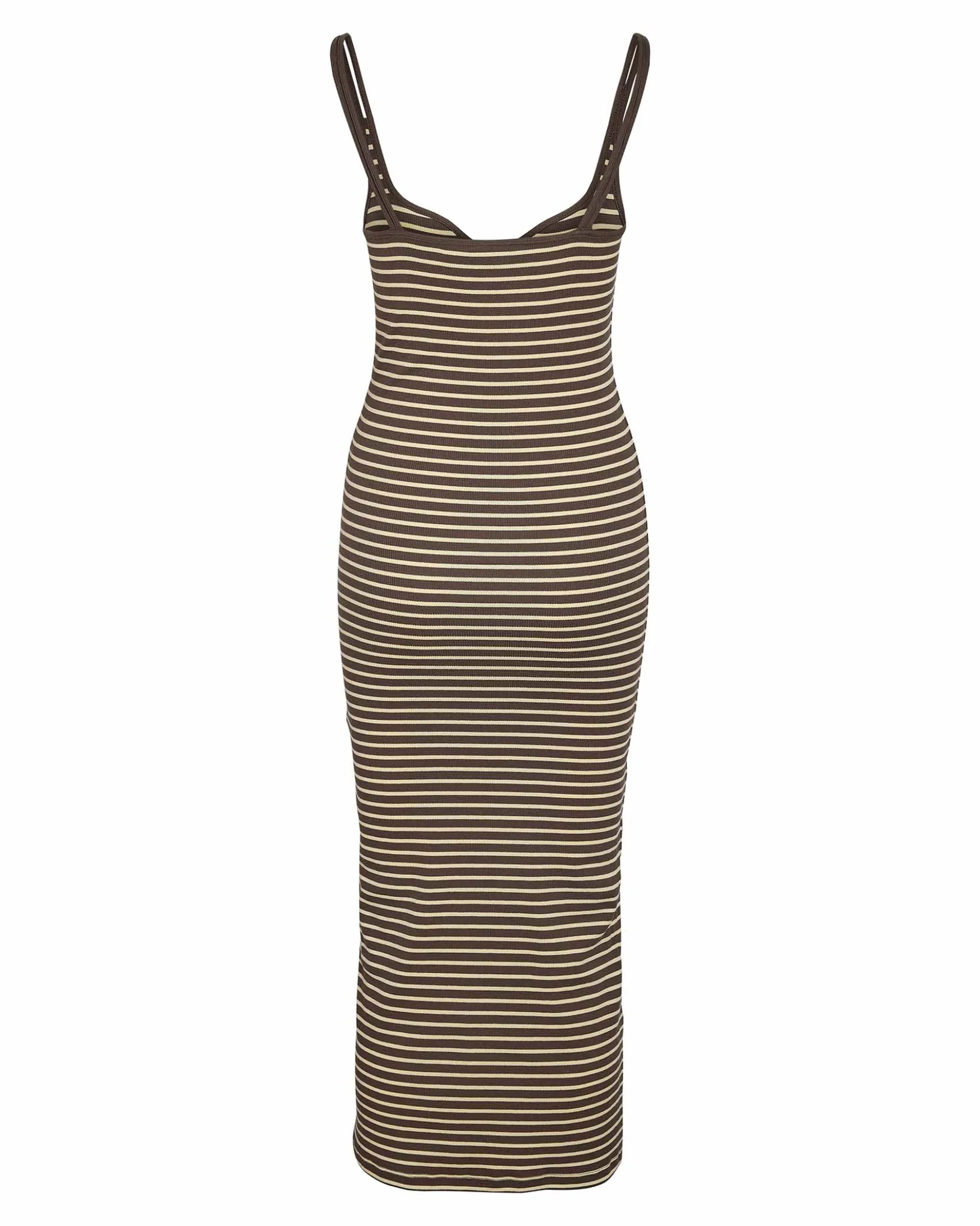 NMJUDY STRIPED MIDI DRESS