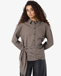 NMKILAH L/S SCARFSHIRT