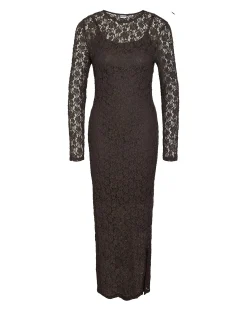 NMMIRIAM L/S MAXI LACE DRESS