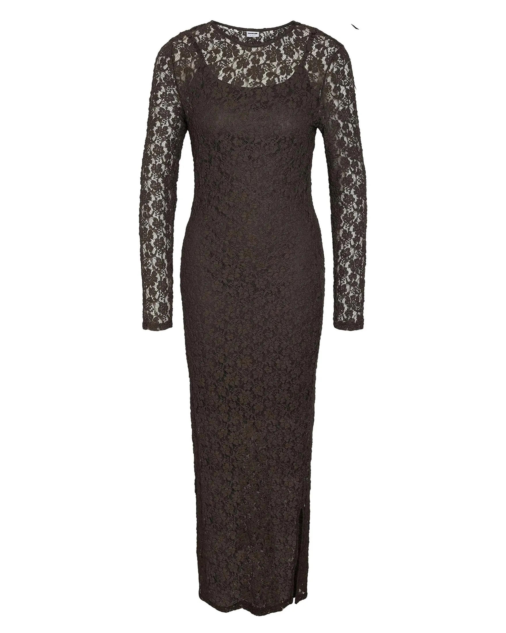 NMMIRIAM L/S MAXI LACE DRESS