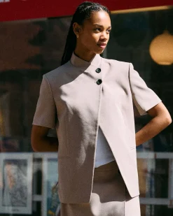 NMMONNA S/S STAN COLLAR BLAZER