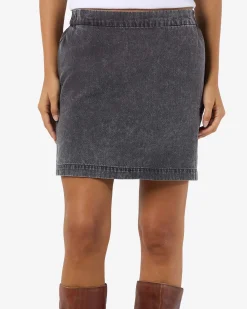 NMOREGON MID RISE DENIM SKIRT