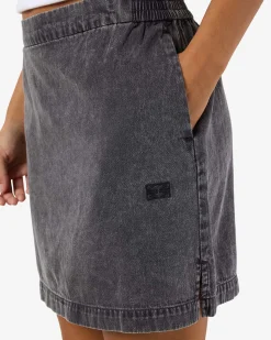 NMOREGON MID RISE DENIM SKIRT