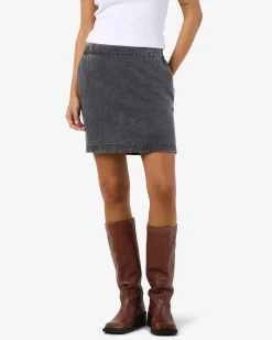 NMOREGON MID RISE DENIM SKIRT